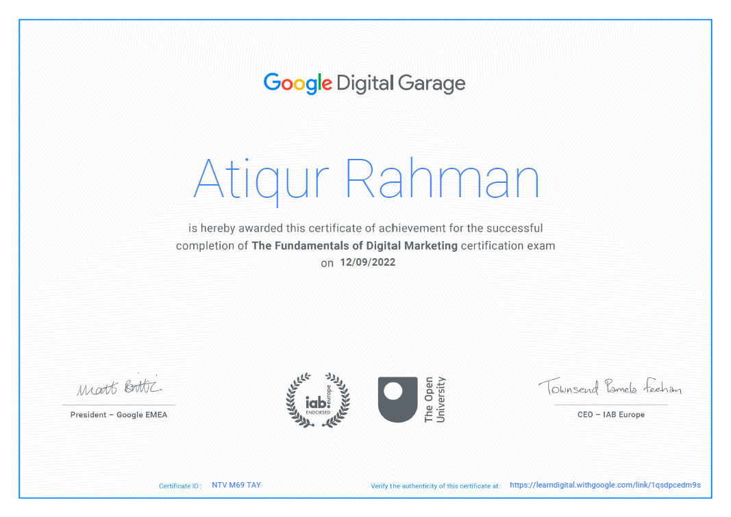 Certified Digital Marketing Expert 